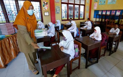 Anak Positif Covid-19 di Indonesia 74 Ribu Kasus, 3 Ribuan Klaster Sekolah